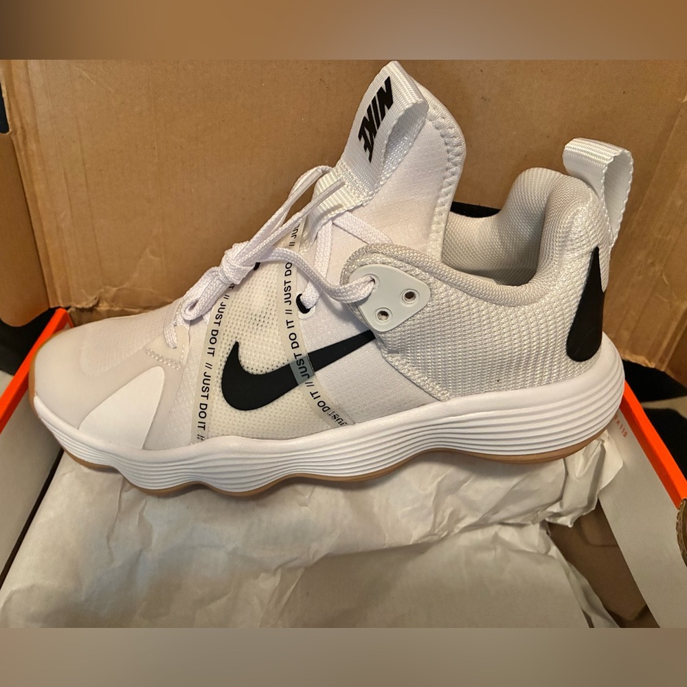 Nike React Hyperset White and Black Sneakers